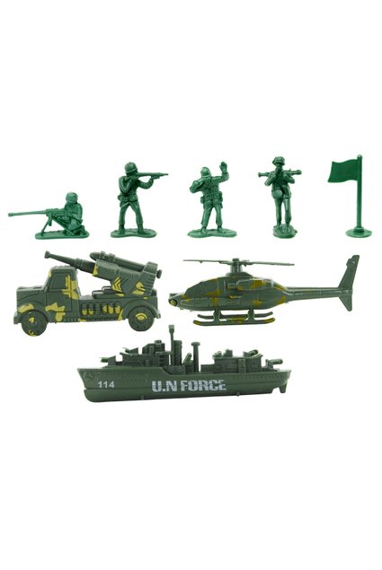 Brinquedo Carreta Fricção Caminhão Militar Camuflado Com Lona