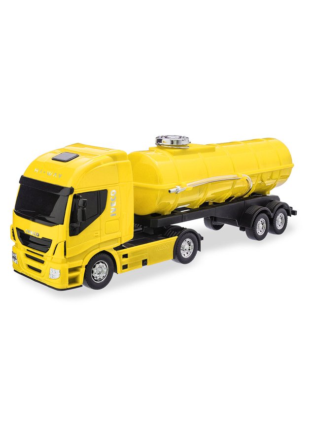 Brinquedo Caminhão Basculante Hi Way Iveco Amarelo