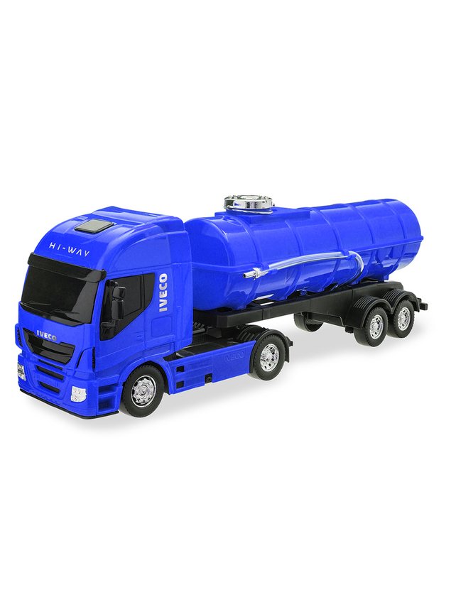 Brinquedo Caminhão Tora Hi Way Iveco Azul