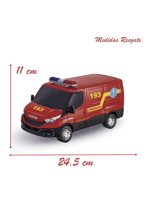 Brinquedo Caminhão Resgate Iveco Daily Usual - Tem Tem Digital