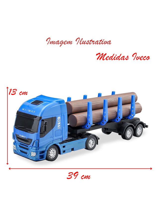Caminhão Miniatura Iveco Graneleiro Articulado Brinquedo