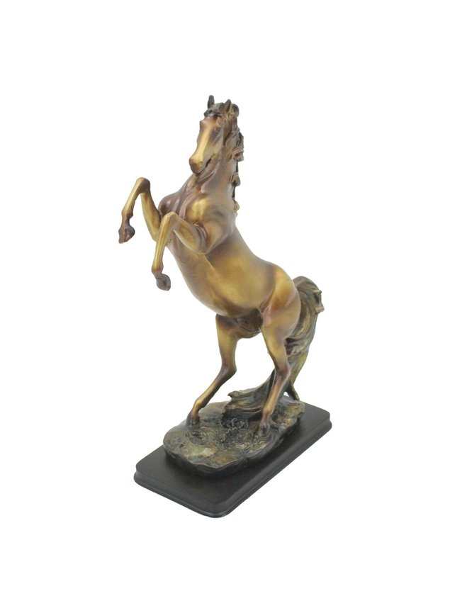 Estátua de cavalo empinado realista S para decoração - Déco et Artisanat