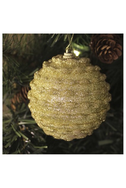 Enfeite Caveirinhas de Glitter para Árvore de Natal