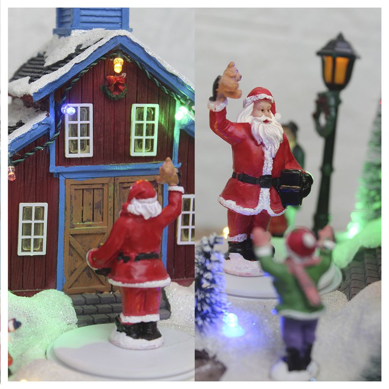 Estátua Natalina Musical Iluminada Papai Noel Camionete 20cm - Gici  Christmas - Decoração de Natal para Casa - Magazine Luiza