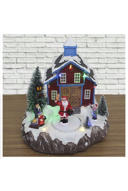 Estátua Natalina Musical Iluminada Papai Noel Camionete 20cm - Gici  Christmas - Decoração de Natal para Casa - Magazine Luiza