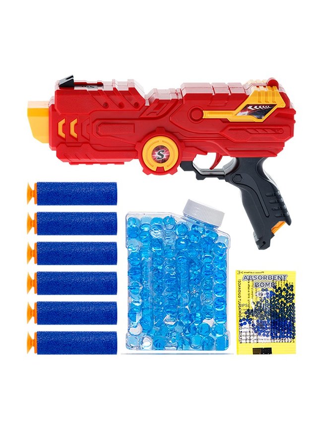 Pistola Lançador De Bolinha Kit 2 Arminha De Brinquedo
